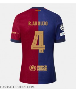 Günstige Barcelona Ronald Araujo #4 Heimtrikot 2024-25 Kurzarm